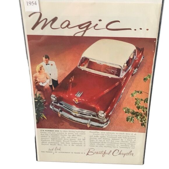 Vintage 1954 Chrysler The Power and Look of Leadership Ad Advertisement - Picture 3 of 5